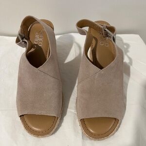 Franco Sarto Cork Wedge Sandal  size 7 1/2